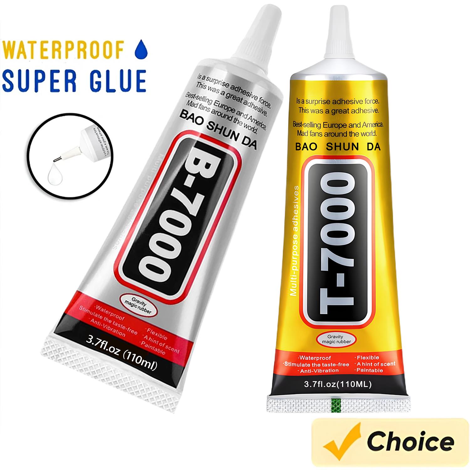 Contact Cement Glue - B-7000 adesivo de contato transparente 15ml/50ml/110ml