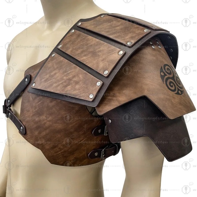 Prop For Cosplay - Armadura medieval unilateral para ombro, estilo