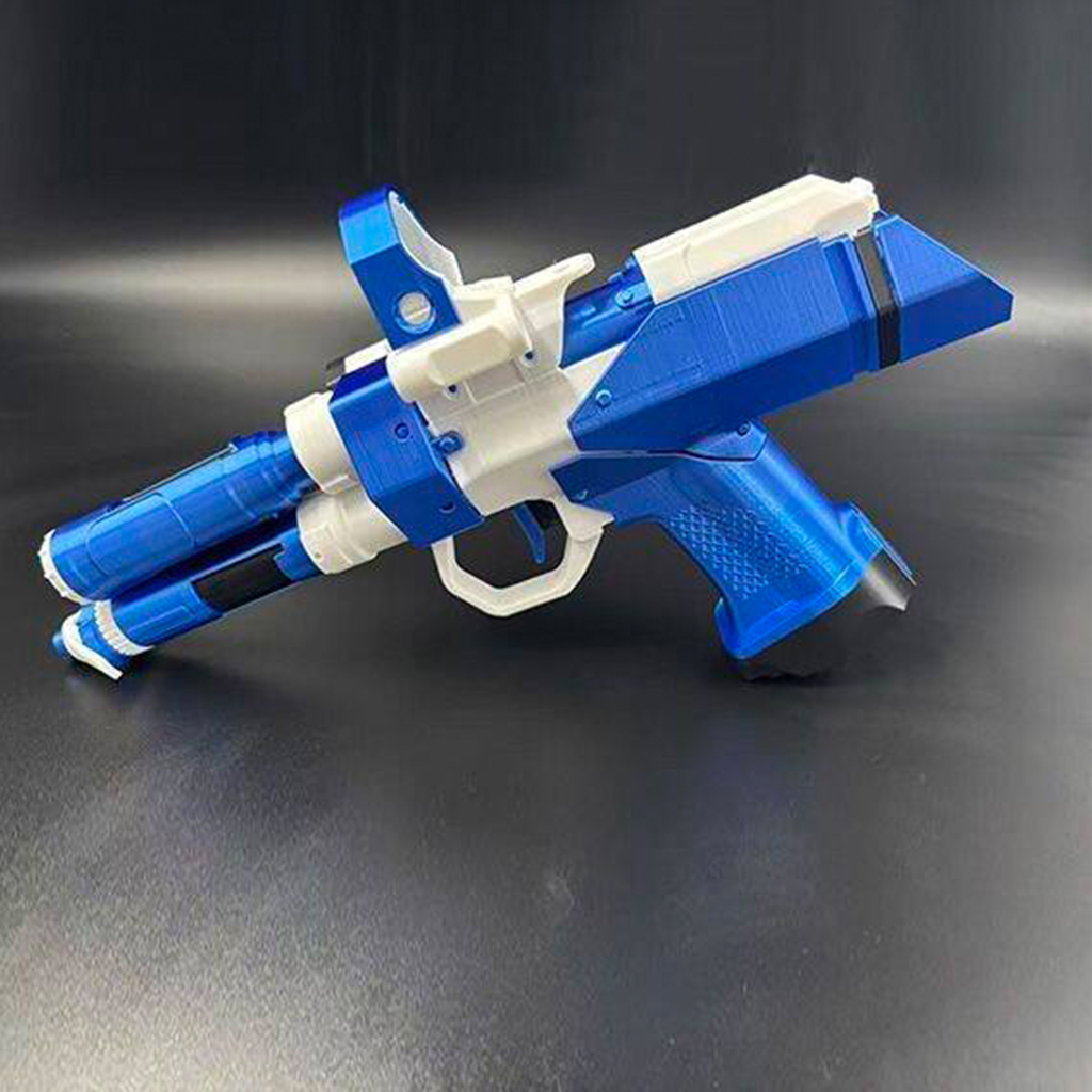 Arma de Hormônio Azul Delta Ac - Cosplay Prop Blueprints avaliação e preço