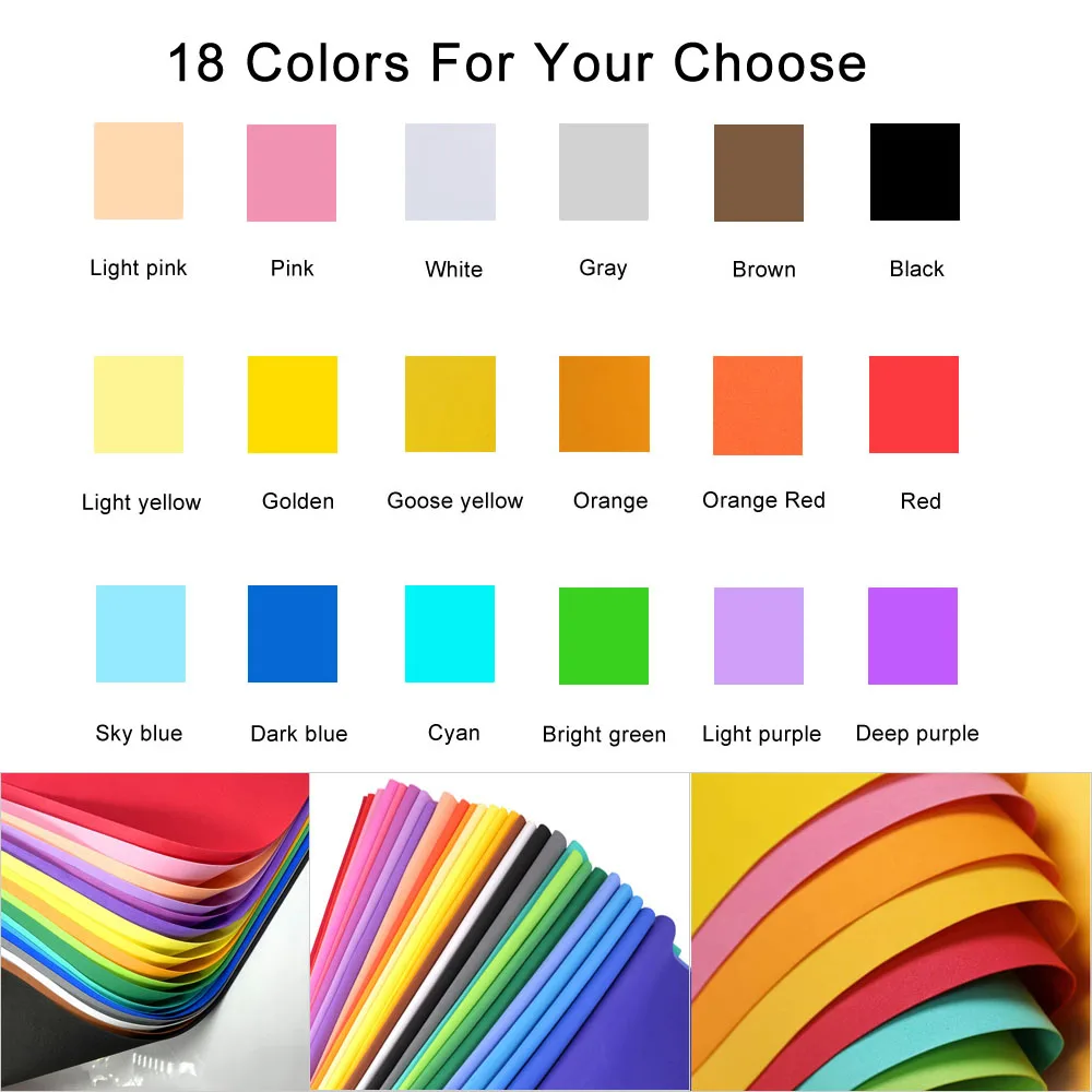 1/18 folhas coloridas de espum - Eva Foam Sheet avaliação e preço