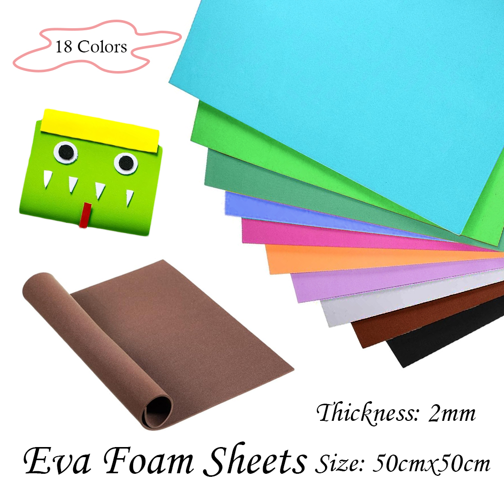 18 cores 2mm de espessura folh - Eva Foam Sheet avaliação e preço