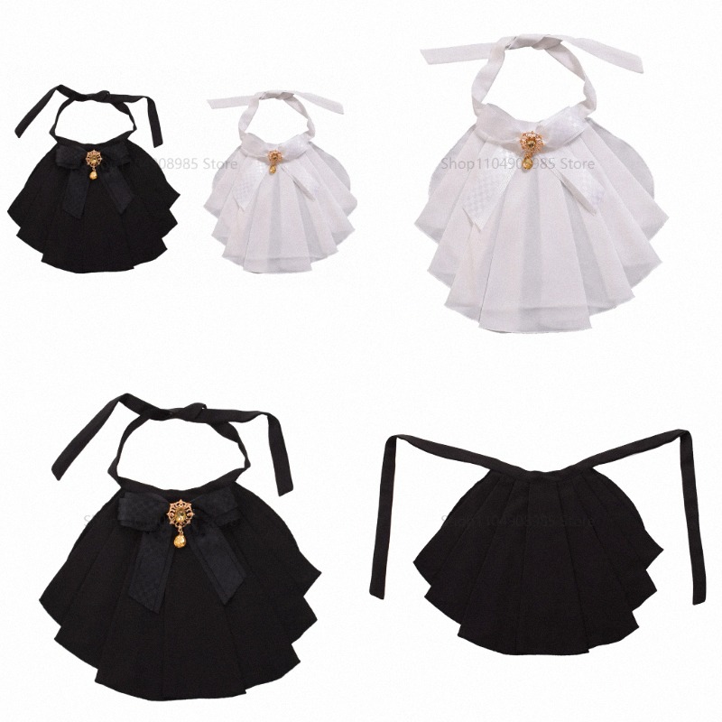 Colarinho Jabot Vintage Elegan - Detachable Cosplay Prop avaliação e preço